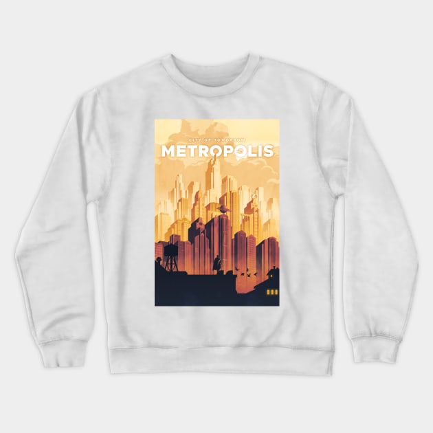 Metropolis City of Tomorrow Crewneck Sweatshirt by The Fanatic